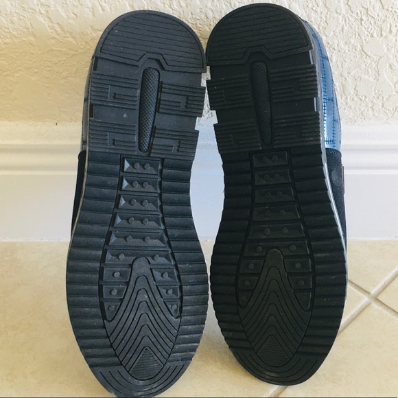 Blue genuine leather shoes for men. NWOT - Picture 4 of 6